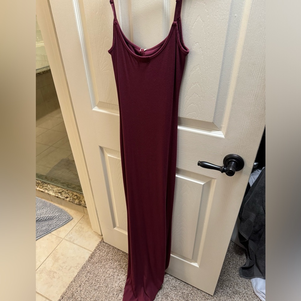 Skims Long Slip Dress